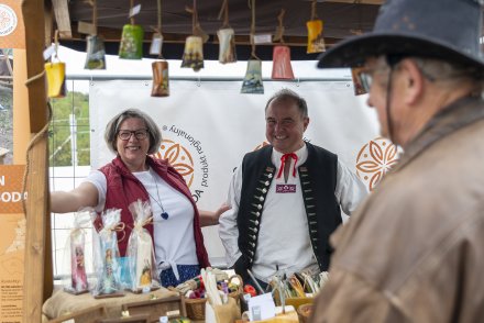 Wiślański Wygón Łowiec - stoiska z produktami regionalnymi